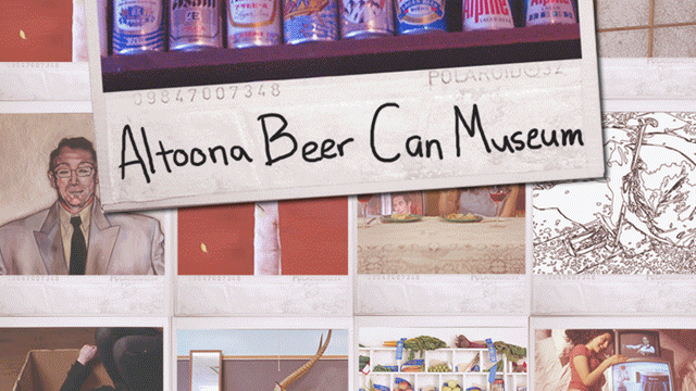 photos on view in Altoona Beer Can Museum show at GalleryBar, NYC
