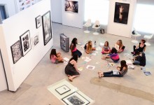 Photo Collage workshop at Girls’ Club with Gritty Girls Summer Camp