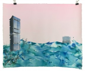 Turnberry Ocean Club and friend with invasive vines, Miami, 2016